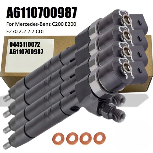 Diesel injector 0445110072 - 4x,