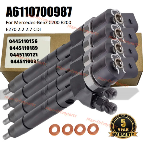 Diesel injector 0445110072 - 4x,